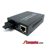 10/100/1000M Dual Fiber 1-port SC/ST/FC & 1-port RJ45 Fiber Media Converter