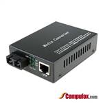 Dual Fiber 10/100/1000Base-TX to 1000Base-SX Gigabit Ethernet Fiber Media Converter, 1-port Fiber & 1-port RJ45, 850nm MMF, 550m