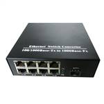 1-port GE SFP & 8-port 10/100/1000Base-T RJ45, Gigabit Ethernet Switch / SFP Media Converter