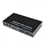 2-port GE SFP & 2-port 10/100/1000Base-T RJ45, Gigabit Ethernet Switch / SFP Media Converter
