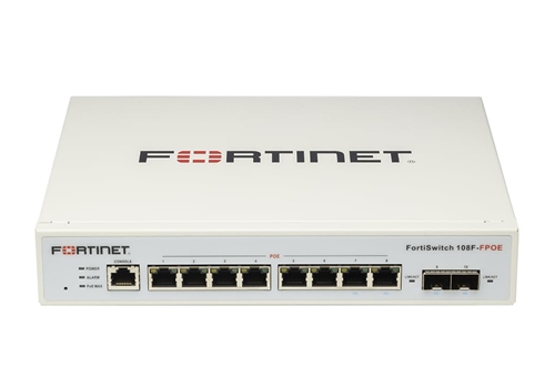 FS-108F-FPOE - Fortinet FortiSwitch 108F-FPOE - switch