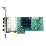 Intel I350 Quad LC Fiber Port Ethernet Server Adapter, 4 Ports, LC, 1000, PCIe, I350