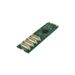 M.2 B+M Key to 4-port DB9 RS232 Serial Adapter