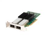Mellanox MCX354A-FCCT ConnectX-3 Pro VPI adapter card, dual-port QSFP, FDR IB (56Gb/s) and 40/56GbE, PCIe3.0 x8 8GT/s, tall bracket, RoHS R6