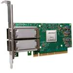 Mellanox MCX556A-EDAT ConnectX-5 Ex VPI adapter card, EDR IB (100Gb/s) and 100GbE, dual-port QSFP28, PCIe4.0 x16, tall bracket