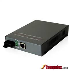 Dual Fiber 10/100/1000M Managed Fiber Media Converter, 1-port Fiber & 1-port RJ45, 850nm MMF, 550m