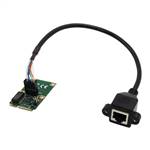 Mini PCI Express 1-port RJ45 Gigabit Ethernet Network Adapter with Panel-Mount Female RJ45 Connector