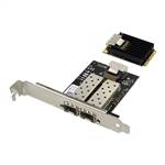 Mini PCI Express 2-port Open SFP Gigabit Ethernet Network Adapter with Intel NHI350AM2 Chip