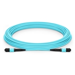Multimode MPO-12 (Female) To MPO-12 (Female) Trunk Cable (12 Fiber, 50/125 OM3, Type B, LSZH)