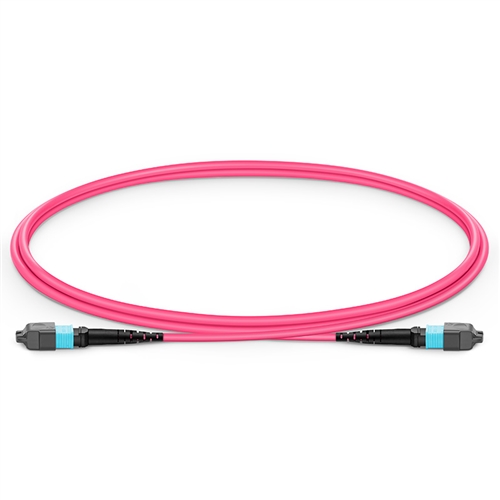 Multimode MPO-12 (Female) To MPO-12 (Female) Trunk Cable (12 Fiber, 50/125 OM4, LSZH)