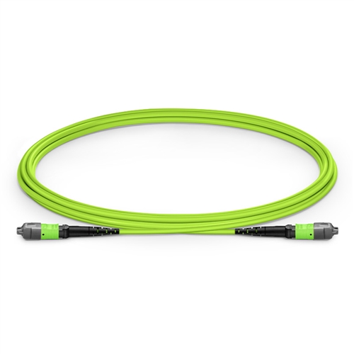 Multimode MPO-12 (Female) To MPO-12 (Female) Trunk Cable (12 Fiber, 50/125 OM5, Type B, LSZH)