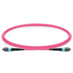 Multimode MPO-16 (Female) To MPO-16 (Female) Trunk Cable (16 Fiber, 50/125 OM4, Type B, LSZH)