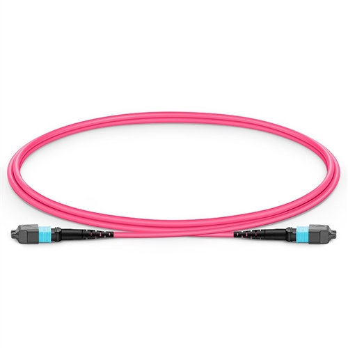 Multimode MPO-16 (Female) To MPO-16 (Male) Trunk Cable (16 Fiber, 50/125 OM4, LSZH)