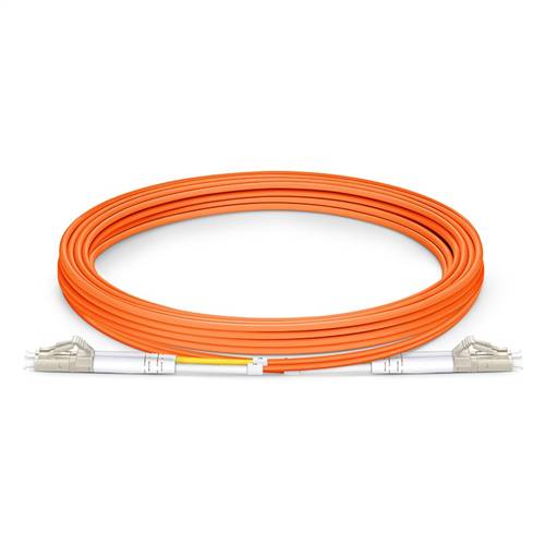 3m (9.8ft) 62.5/125 OM1 LC to LC UPC Duplex Multimode Fiber Optic Patch Cable