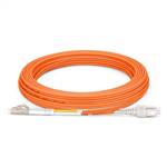 5m - 62.5/125 OM1 LC to SC UPC Duplex Multimode Fiber Cable