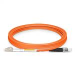 3m - 62.5/125 OM1 LC to ST UPC Duplex Multimode Fiber Cable