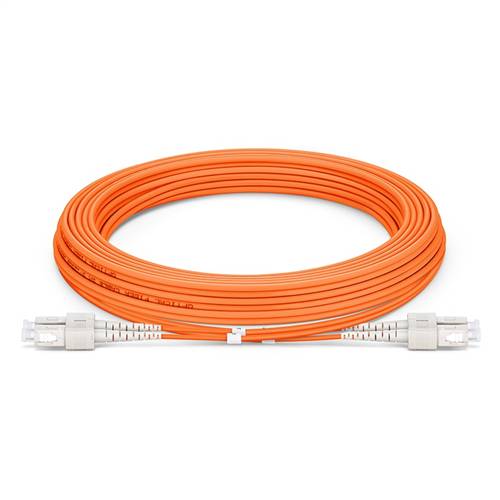 5m (16.4ft) 62.5/125 OM1 SC to SC UPC Duplex Multimode Fiber Optic Patch Cable