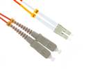 20m - 50/125 OM2 LC to SC UPC Duplex Multimode Fiber Cable