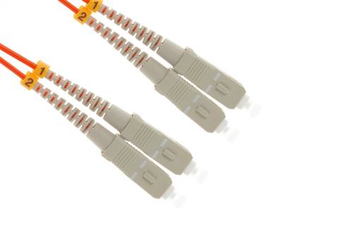 10m (32.8ft) 50/125 OM2 SC to SC UPC Duplex Multimode Fiber Optic Patch Cable