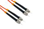 80m - 50/125 OM2 ST to ST UPC Duplex Multimode Fiber Cable