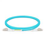 1m - 10Gb 50/125 OM3 LC to LC UPC Duplex Multimode Fiber Cable