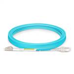 3m - 10Gb 50/125 OM3 LC to SC UPC Duplex Multimode Fiber Cable