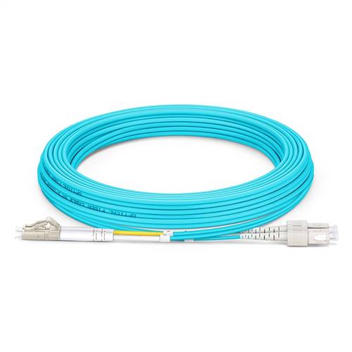 7m (23ft) 10Gb 50/125 OM3 LC to SC UPC Duplex Multimode Fiber Optic Patch Cable