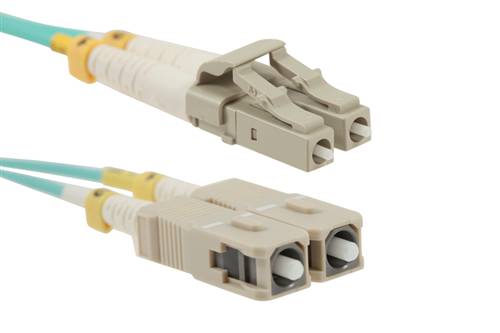 80m (262.4ft) 10Gb 50/125 OM3 LC to SC UPC Duplex Multimode Fiber Optic Patch Cable