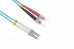 80m - 10Gb 50/125 OM3 LC to ST UPC Duplex Multimode Fiber Cable