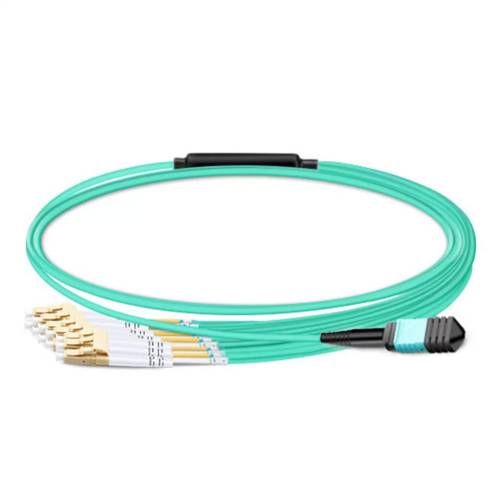 0.5m (1.6ft) 40Gb 50/125 OM4 LC to LC UPC Duplex Multimode Fiber Optic Patch Cable