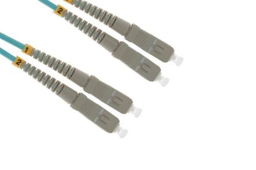 7m (23ft) 10Gb 50/125 OM3 SC to SC UPC Duplex Multimode Fiber Optic Patch Cable