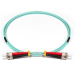 50m - 10Gb 50/125 OM3 ST to ST UPC Duplex Multimode Fiber Cable