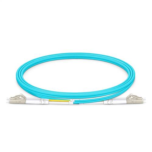 0.5m (1.6ft) 40Gb 50/125 OM4 LC to LC UPC Duplex Multimode Fiber Optic Patch Cable
