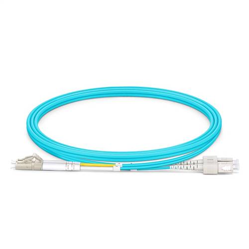 1m (3.3ft) 40Gb 50/125 OM4 LC to SC UPC Duplex Multimode Fiber Optic Patch Cable