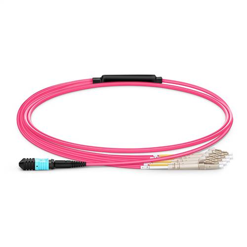 50m (164ft) 40Gb 50/125 OM4 LC to SC UPC Duplex Multimode Fiber Optic Patch Cable