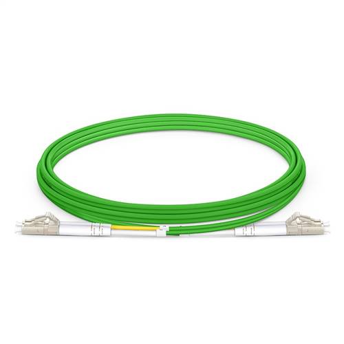 2m (6.6ft) 100Gb 50/125 OM5 LC to LC UPC Duplex Multimode Fiber Optic Patch Cable