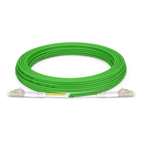 5m (16.4ft) 100Gb 50/125 OM5 LC to LC UPC Duplex Multimode Fiber Optic Patch Cable