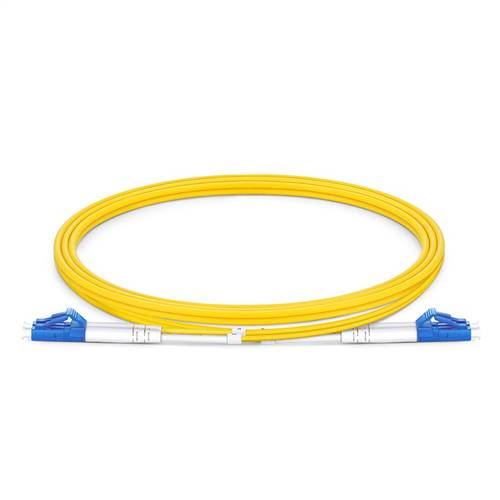 0.5m (1.6ft) 9/125 OS2 LC to LC Singlemode Duplex Fiber Optic Patch Cable