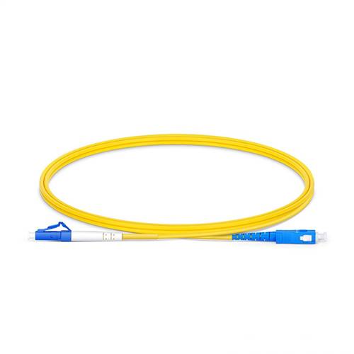 0.5m (1.6ft) 9/125 OS2 LC to SC Singlemode Simplex Fiber Optic Patch Cable