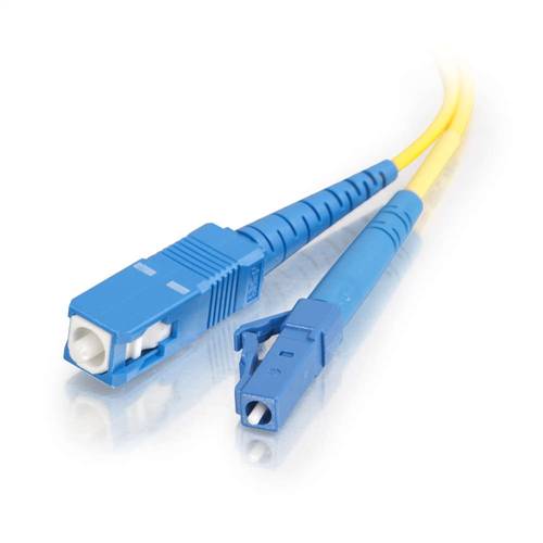 30m (98.4ft) 9/125 OS2 LC to SC Singlemode Simplex Fiber Optic Patch Cable