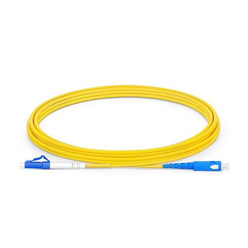 3m (9.8ft) 9/125 OS2 LC to SC Singlemode Simplex Fiber Optic Patch Cable
