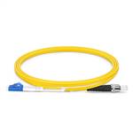 0.5m - 9/125 OS2 LC to ST Singlemode Duplex Fiber Cable