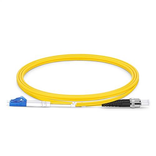 1m (3.3ft) 9/125 OS2 LC to ST Singlemode Duplex Fiber Optic Patch Cable