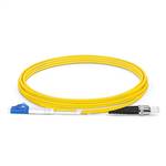 2m - 9/125 OS2 LC to ST Singlemode Duplex Fiber Cable