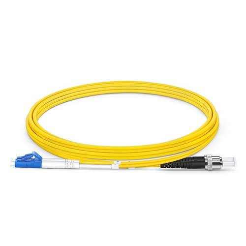 2m (6.6ft) 9/125 OS2 LC to ST Singlemode Duplex Fiber Optic Patch Cable