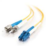 50m - 9/125 OS2 LC to ST Singlemode Duplex Fiber Cable