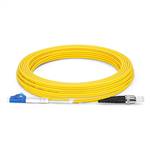 5m - 9/125 OS2 LC to ST Singlemode Duplex Fiber Cable