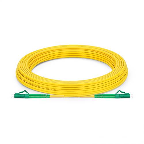 10m (32.8ft) LC APC to LC APC Simplex OS2 Single-Mode Fiber Patch Cable