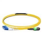 2m MPO to 4xLC  Breakout Cable, 8 Fiber, OS2 SM, Type B, LSZH