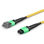 SM MPO-16 Female Trunk Cable, 16 Fiber, 9/125 OS2, Type B, LSZH, 15m